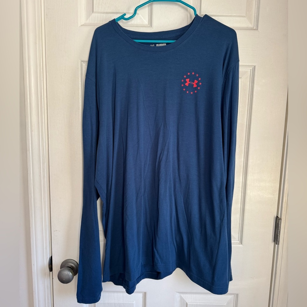 Men’s Under Armor long sleeve tshirt. 3XL navy